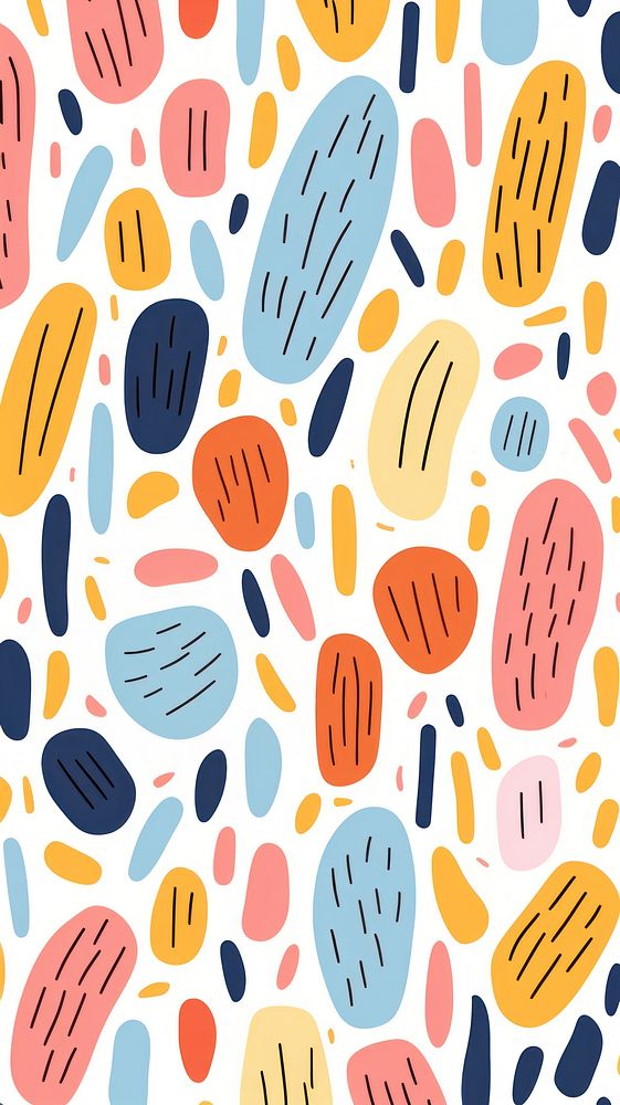 Line doodle pattern backgrounds paper. AI generated Image by rawpixel.
