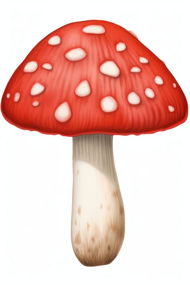 Mushroom agaric fungus plant. AI generated Image by rawpixel.