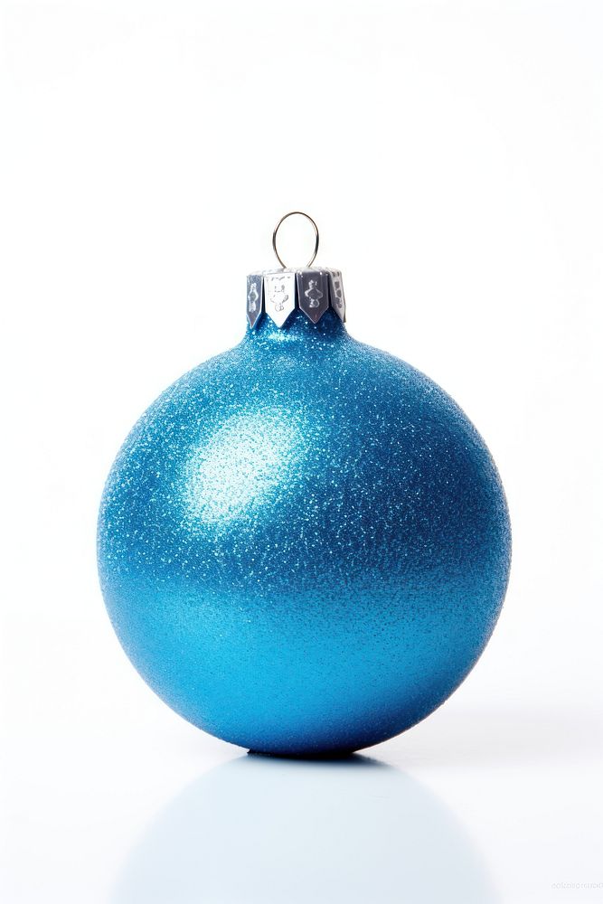 Christmas ball decoration sphere blue. AI generated Image by rawpixel.