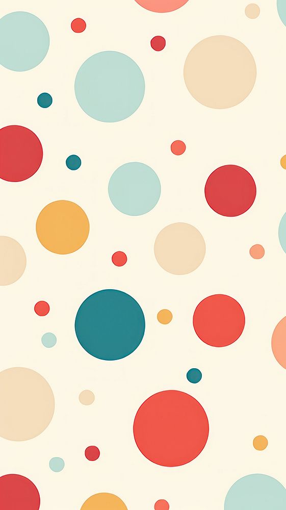 Polka dots pattern backgrounds repetition. AI generated Image by rawpixel.