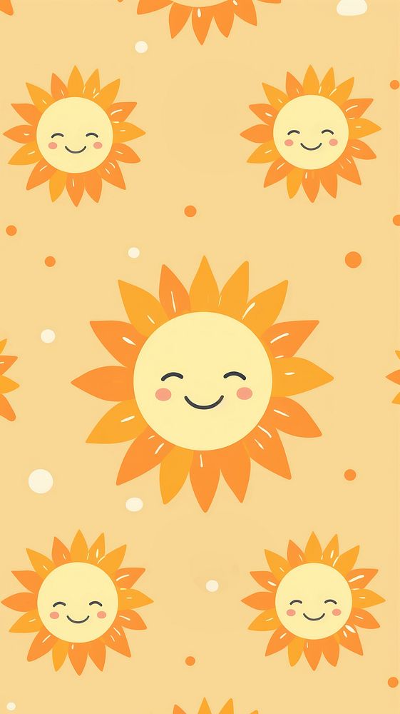 Sun pattern backgrounds anthropomorphic. AI generated Image by rawpixel.
