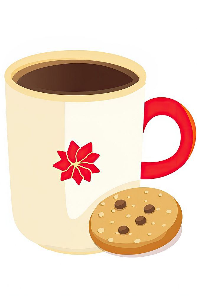 Mug coffee cookie drink. AI generated Image by rawpixel.