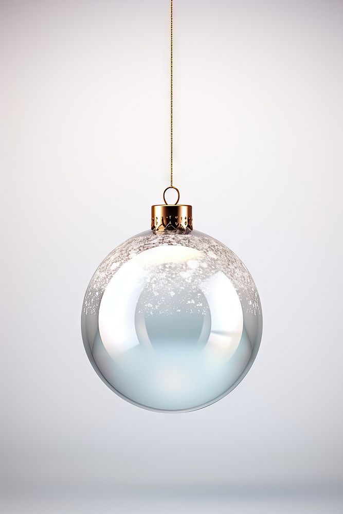 Christmas ornament christmas glass lamp. AI generated Image by rawpixel.