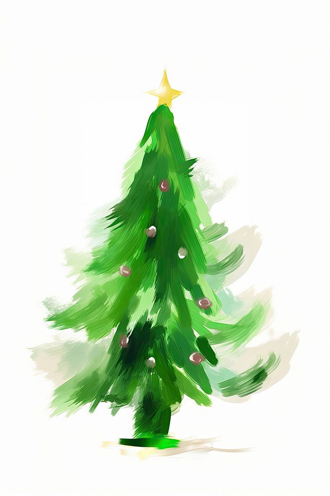 christmas-tree-decoration-drawing-ai-free-photo-illustration-rawpixel