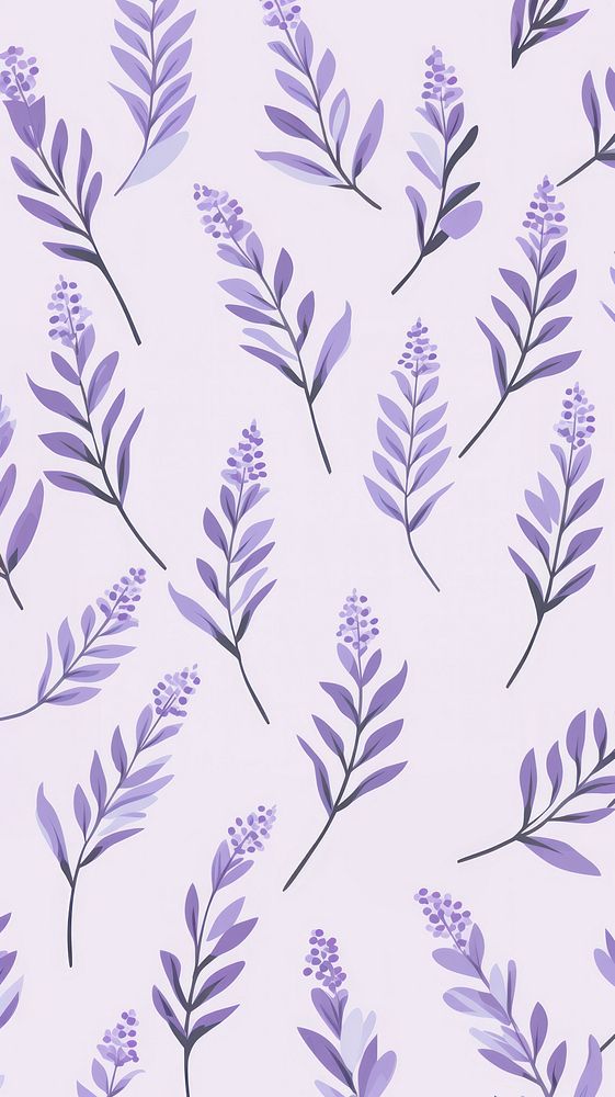 Lavender pattern backgrounds purple. AI generated Image by rawpixel.