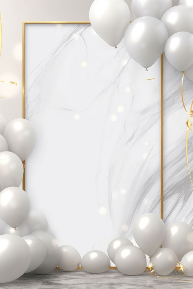 Birthday balloons celebration backgrounds decoration. AI generated Image by rawpixel.
