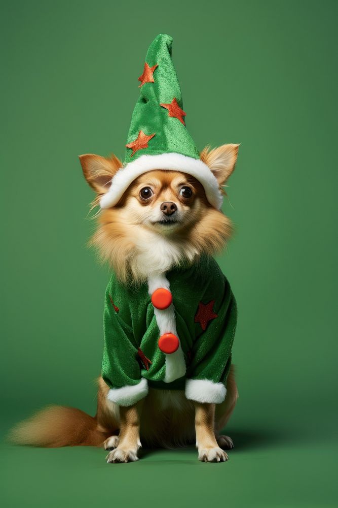 Dog portrait costume chihuahua. AI generated Image by rawpixel.