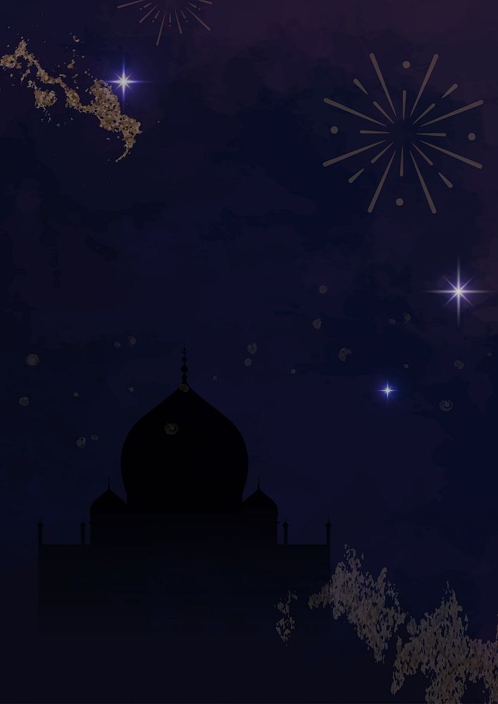 Blue Diwali festival background, aesthetic design