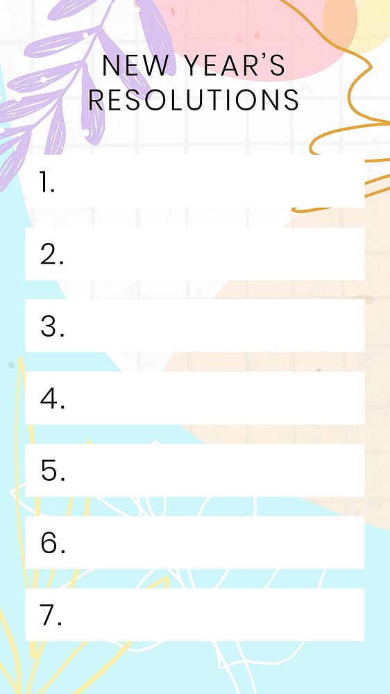 To-do list Instagram story template
