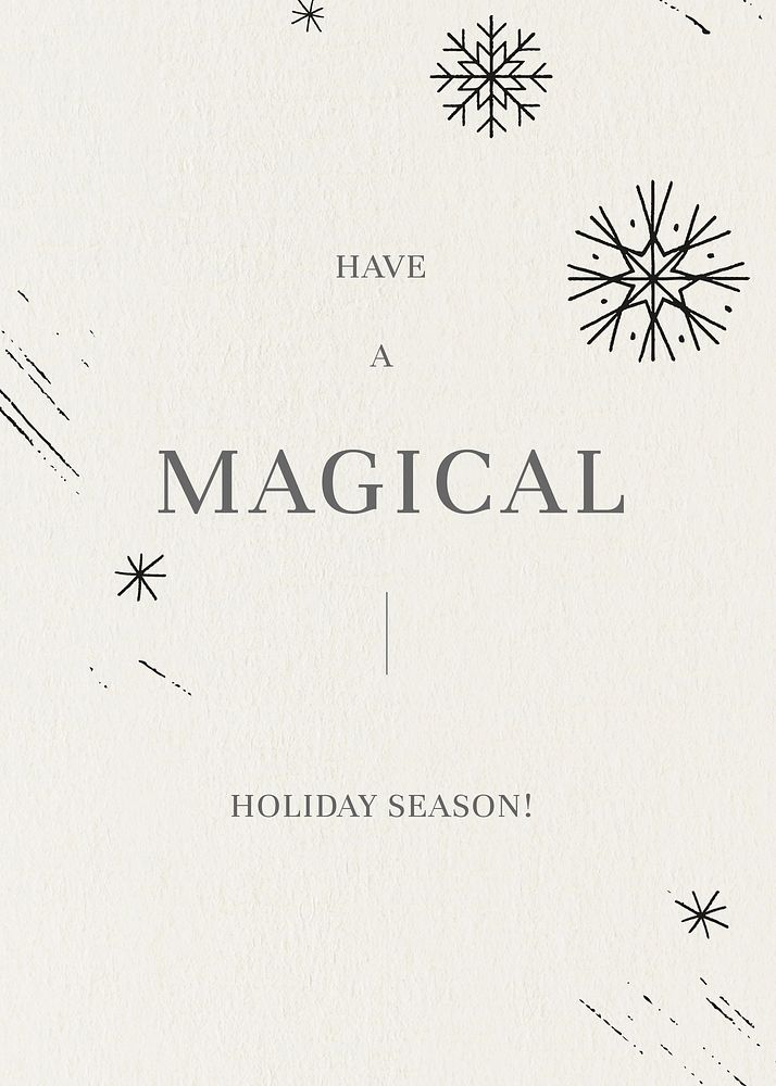 Holiday greeting  card template