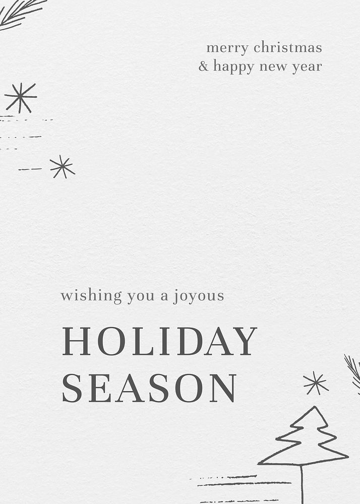Christmas greeting  card template