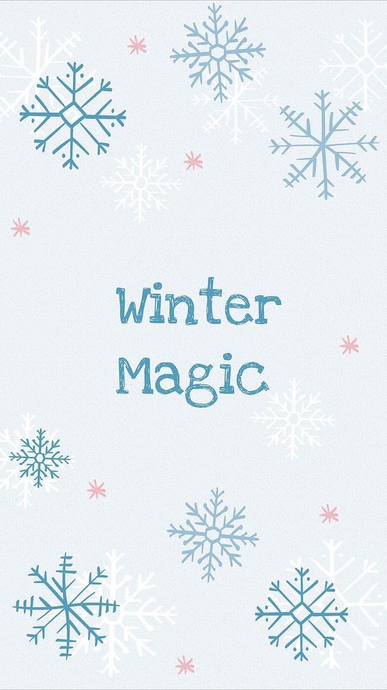Winter magic  Instagram story template