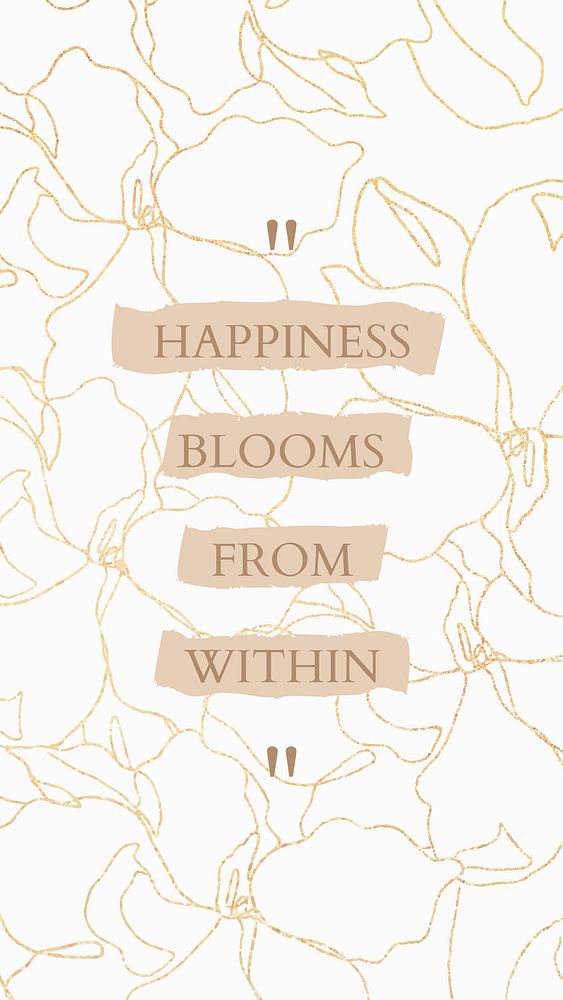 Happiness quote social story template
