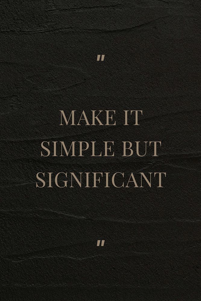 Inspirational quote template