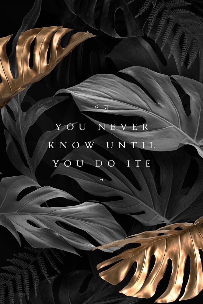 Inspirational quote template Free Photo rawpixel