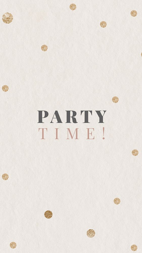 Party time Facebook story template