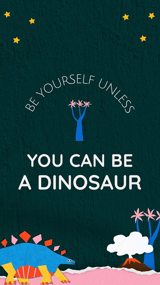 Inspirational quote Facebook story template Free Photo rawpixel