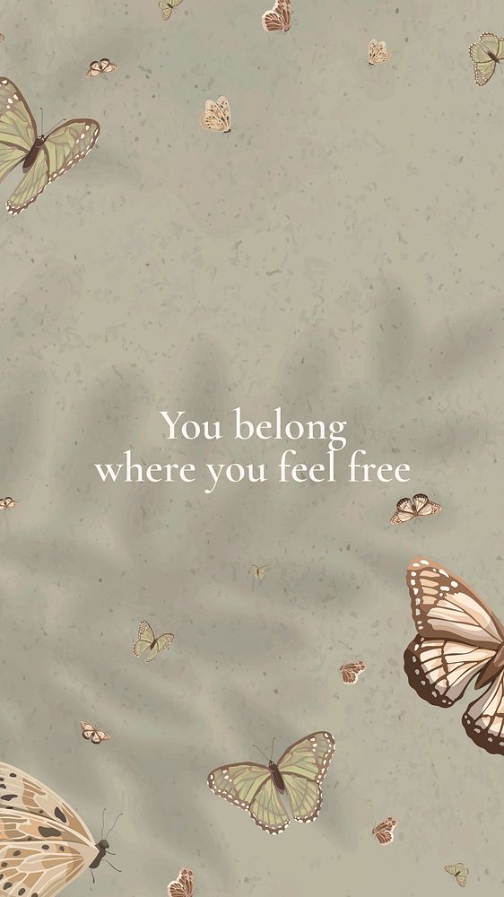 Freedom quote Facebook story template