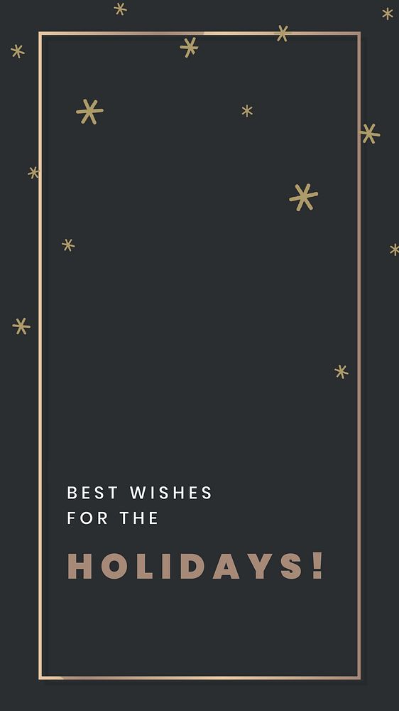 Holiday greetings   Instagram story template