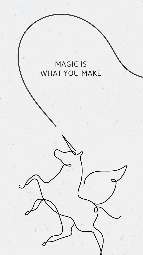 Magic quote Facebook story template