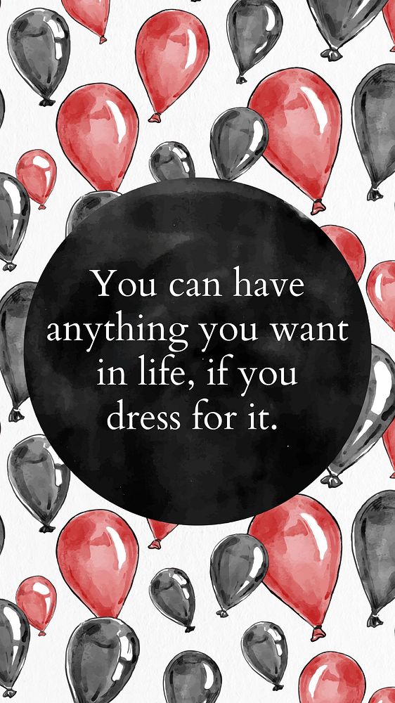 Fashion quote Instagram story template