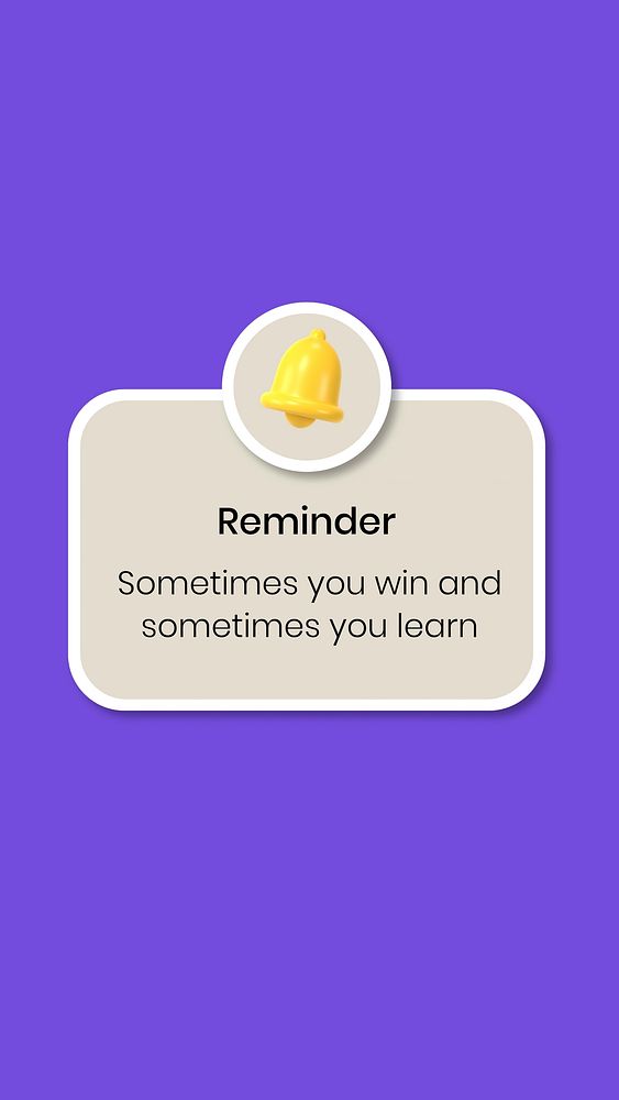 Reminder quote social story template