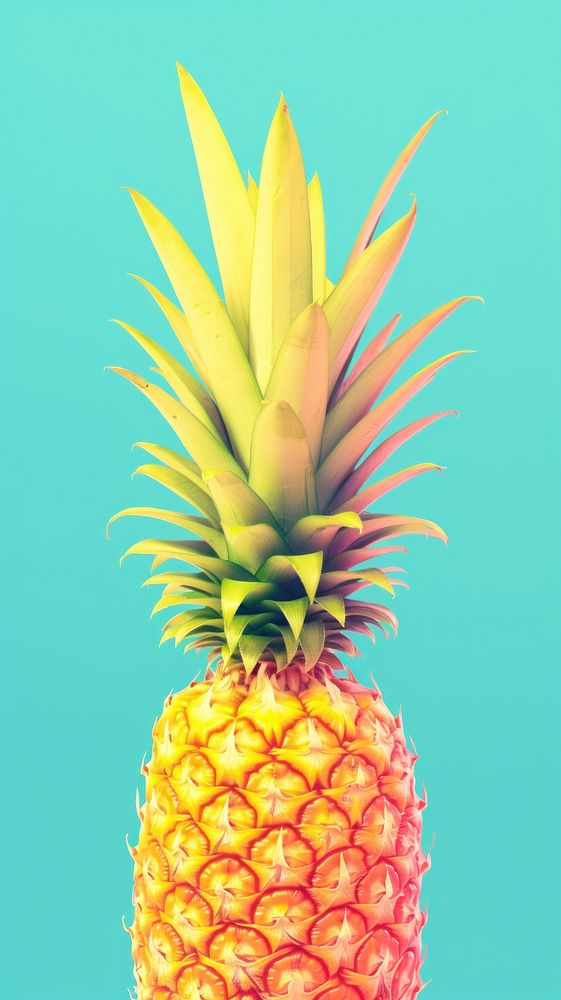 Pineapple pattern fruit plant food. AI generated Image by rawpixel.