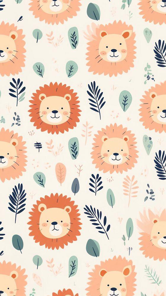 Lion pattern backgrounds wallpaper. 