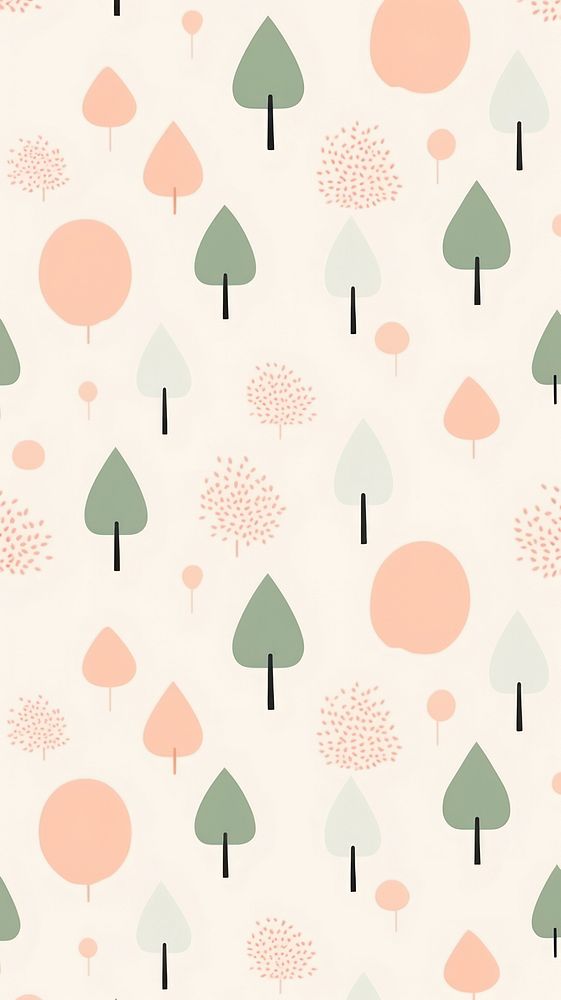 Tree pattern backgrounds repetition. AI generated Image by rawpixel.