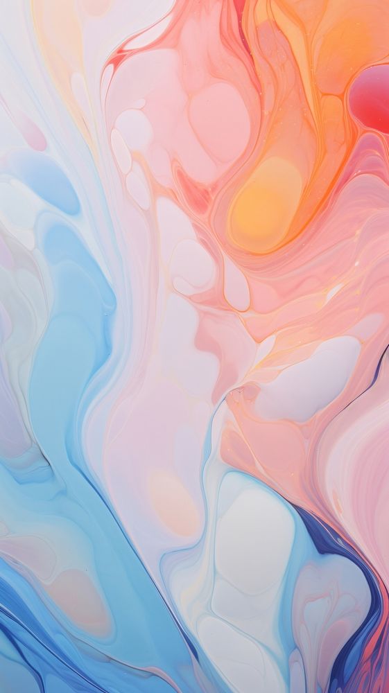 Colorful fluid backgrounds abstract painting. AI generated Image by rawpixel.