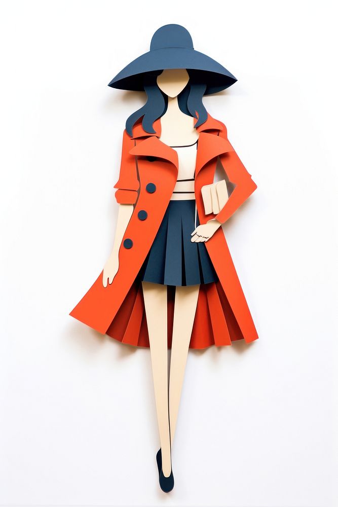 Woman overcoat costume fashion. AI generated Image by rawpixel.
