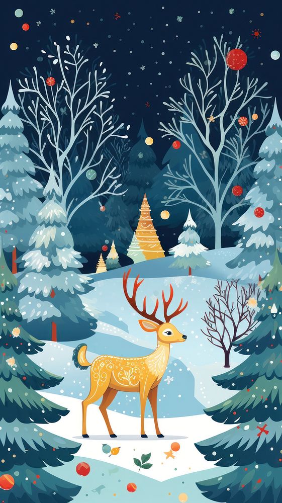 Christmas wallpaper mammal celebration creativity
