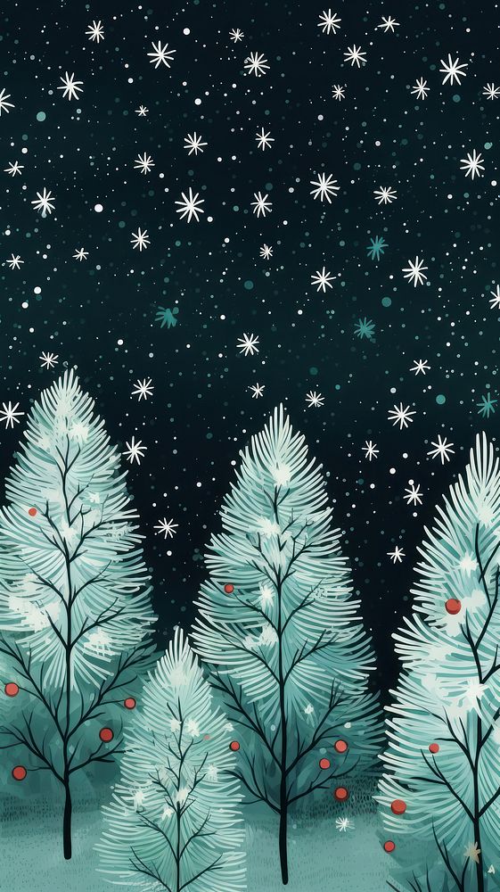 Christmas wallpaper christmas outdoors nature. AI generated Image by rawpixel.