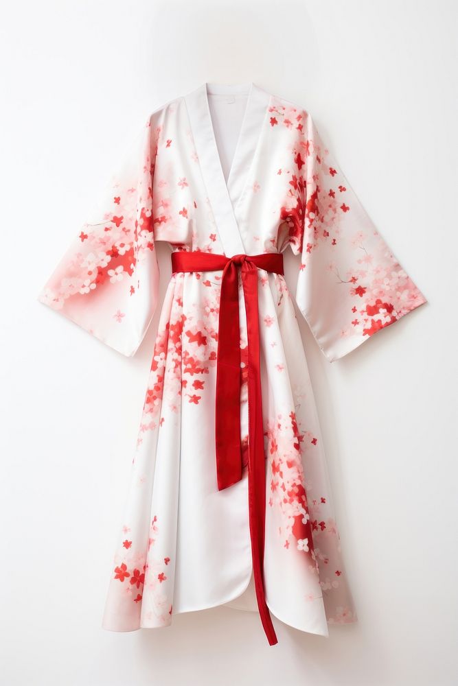 Kimono fashion dress white. AI generated Image by rawpixel.