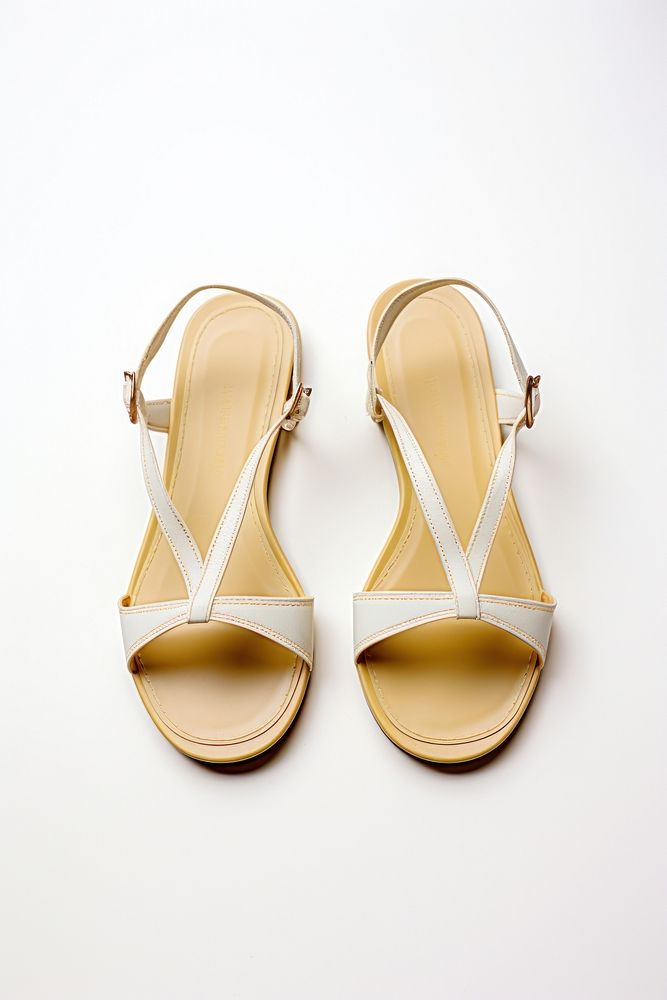 Sandals footwear white accessories. AI generated Image by rawpixel.