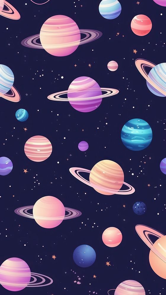 Saturn backgrounds astronomy universe. AI generated Image by rawpixel.