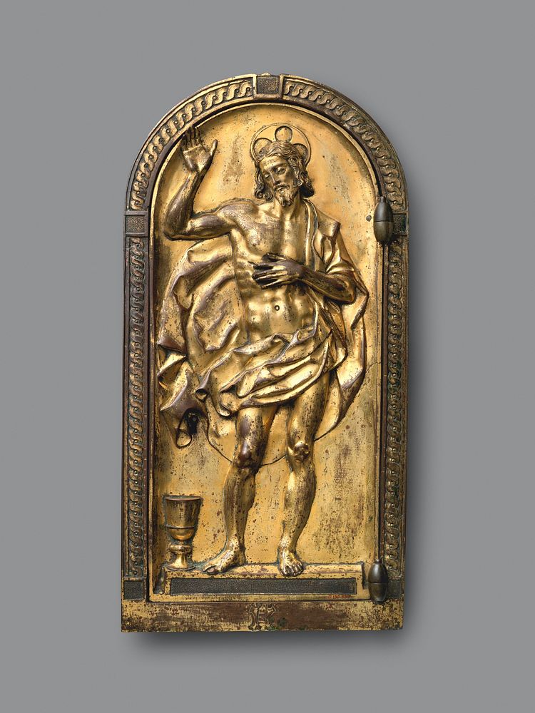 Tabernacle door with the risen Christ