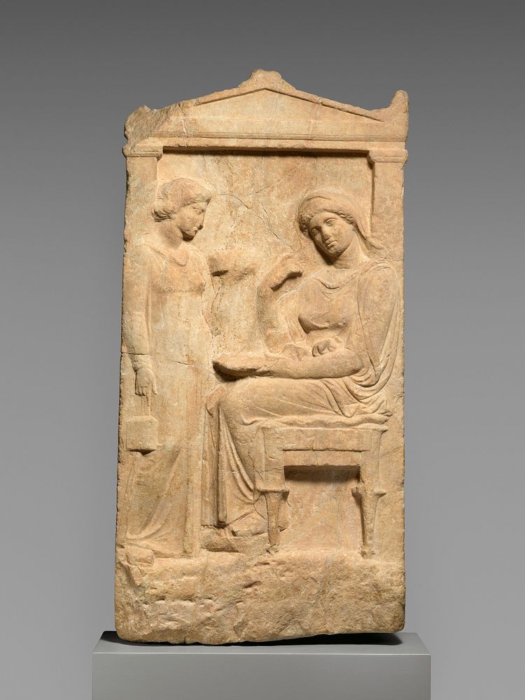 Marble stele (grave marker) of Phainippe