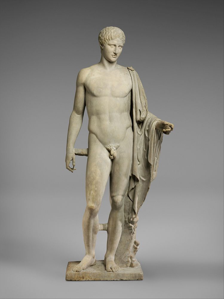 Marble statue of Hermes