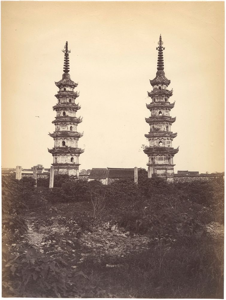 Twin Pagodas at Foochow