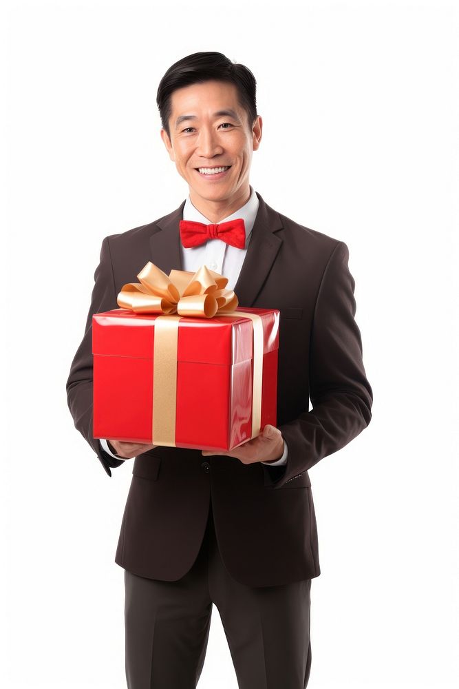 Gift box holding adult. AI generated Image by rawpixel.