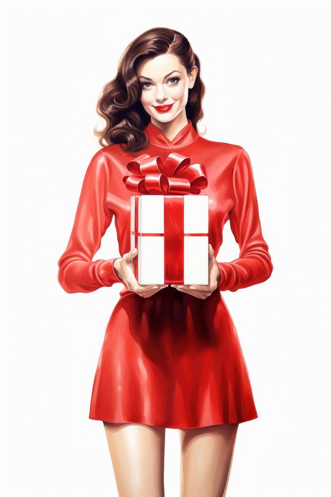 Gift adult woman bow. AI generated Image by rawpixel.