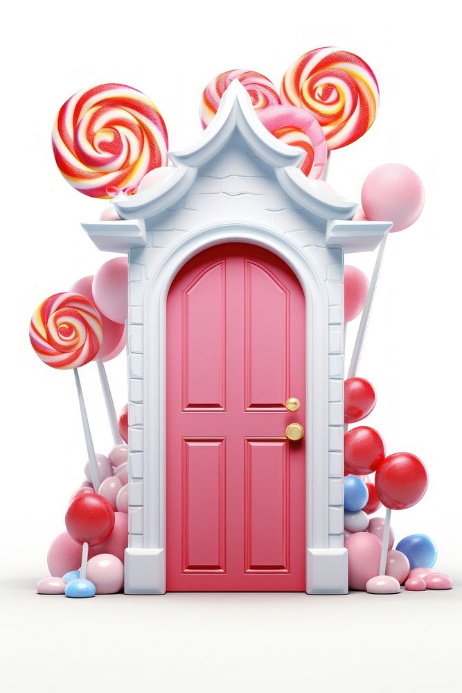A door candy confectionery lollipop. AI generated Image by rawpixel.