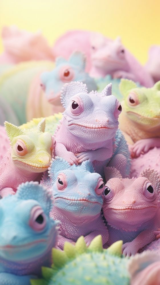 Chameleon animal toy representation. AI generated Image by rawpixel.