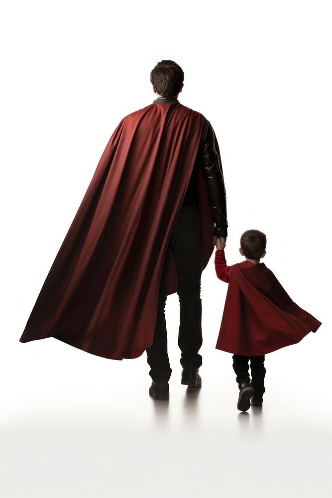Carrying walking adult cape. AI generated Image by rawpixel.