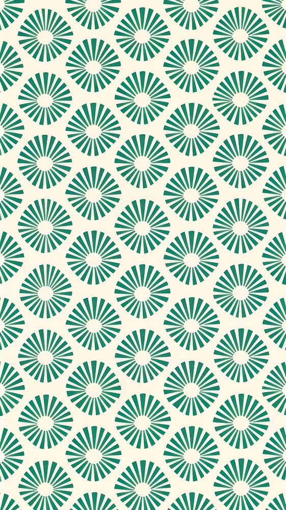 Green pattern backgrounds shape repetition. 