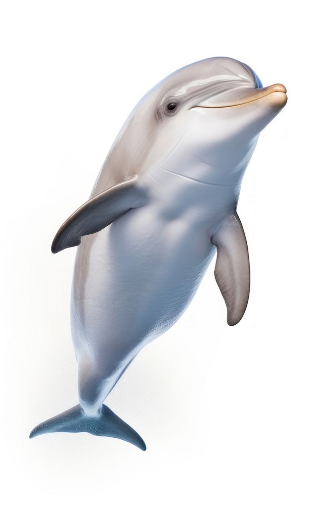Bottlenose dolphin animal mammal fish. AI generated Image by rawpixel.