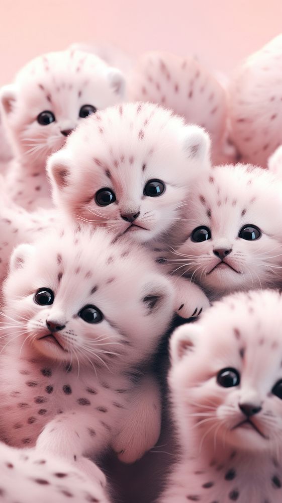 Baby cheetah animal mammal kitten. AI generated Image by rawpixel.