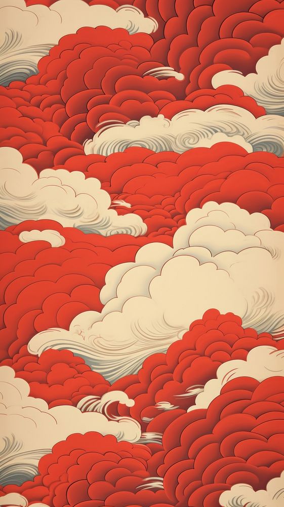 Cloud wallpaper pattern backgrounds. AI generated Image by rawpixel.