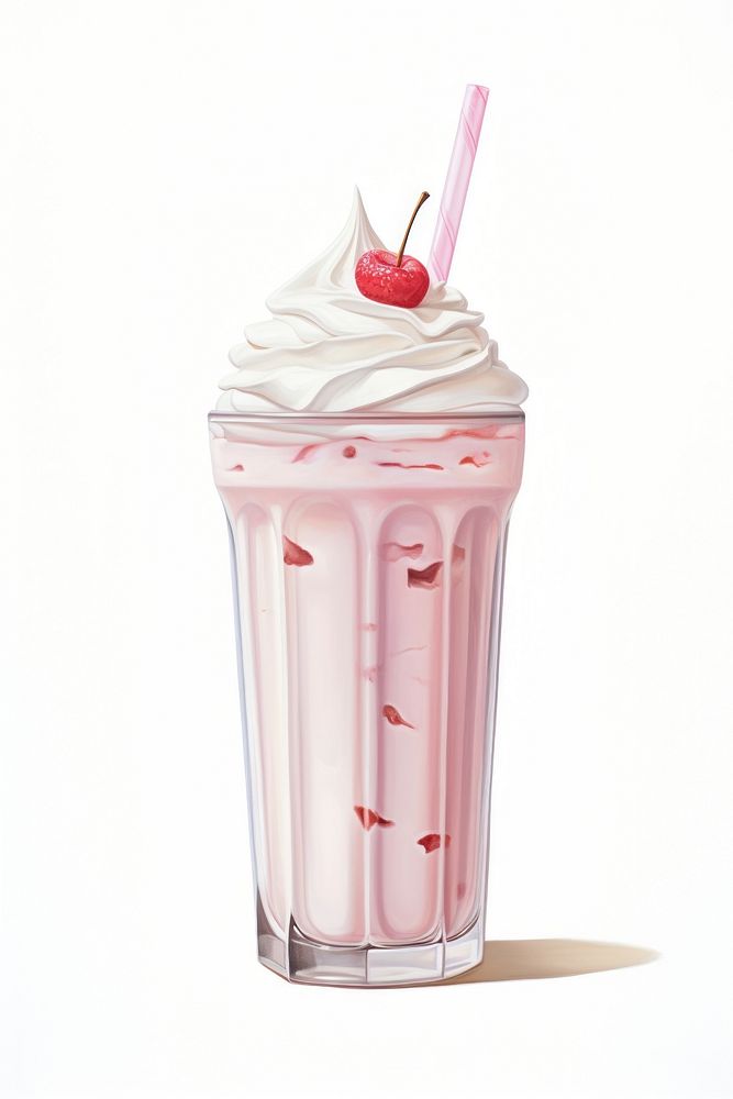 Milkshake smoothie dessert drink. AI generated Image by rawpixel.